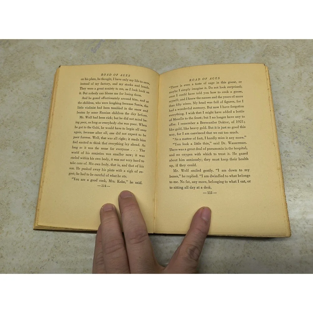 Road‎ of Ages by Robert Nathan (First Edition, 1934, Hardcover)